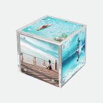 Acrylic Cube Picture frame
