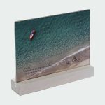 إطار صورة أبيض خالص من الأكريليك