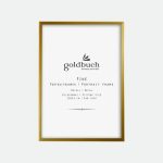 إطار صورة فاخر بلون ذهبي أنيق