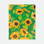 Sunflower Green Notebook A5